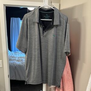 Tommy Bahama Charcoal Polo Shirt for Men